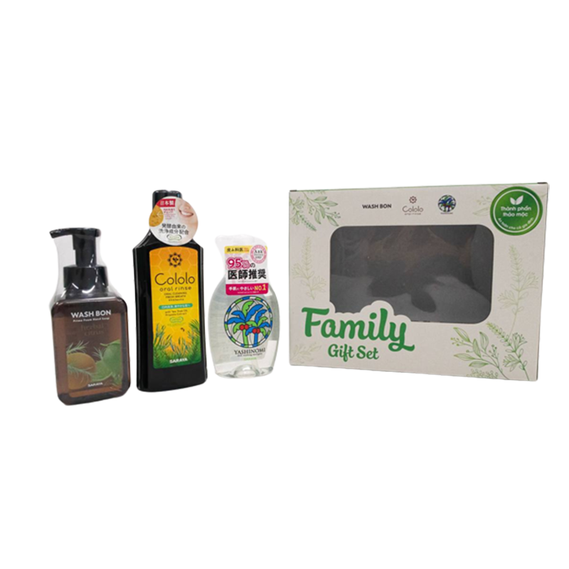 Bộ Quà Tặng Joie - Nước Rửa Tay + Nước Súc Miệng + Nước Rửa Rau Củ