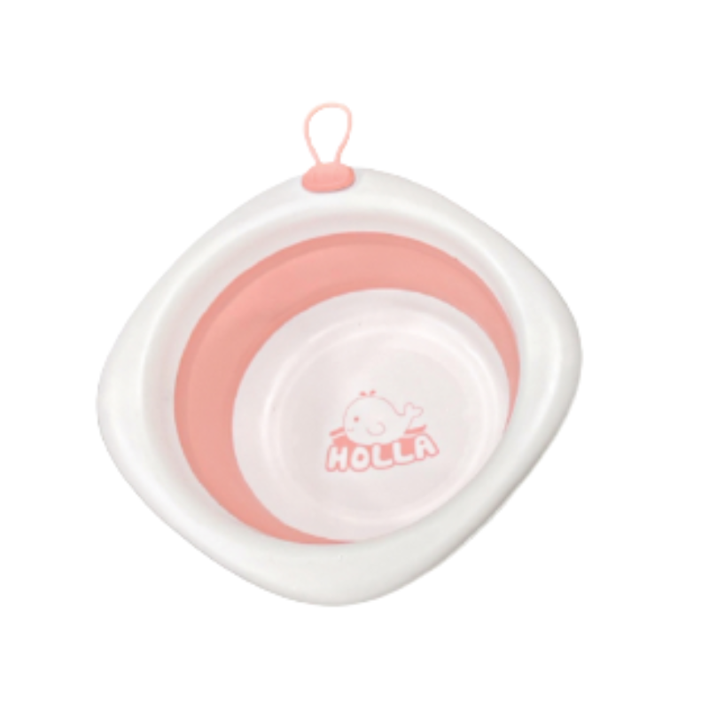 Chậu Rửa Mặt Gấp Gọn Holla HL-03223 - Màu Hồng