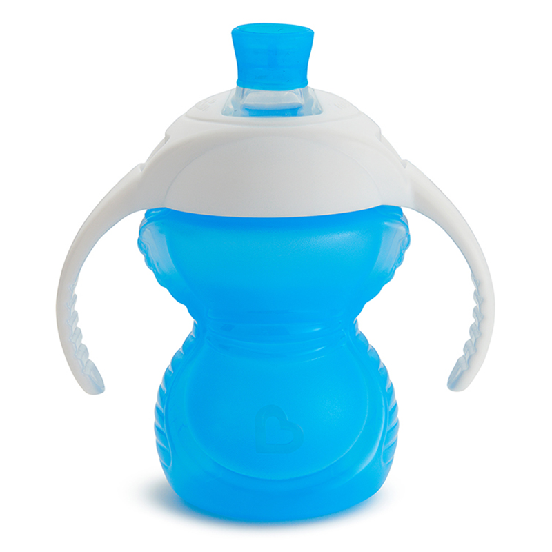 Cốc tập uống đầu siêu dai Munchkin 207ml màu xanh dương