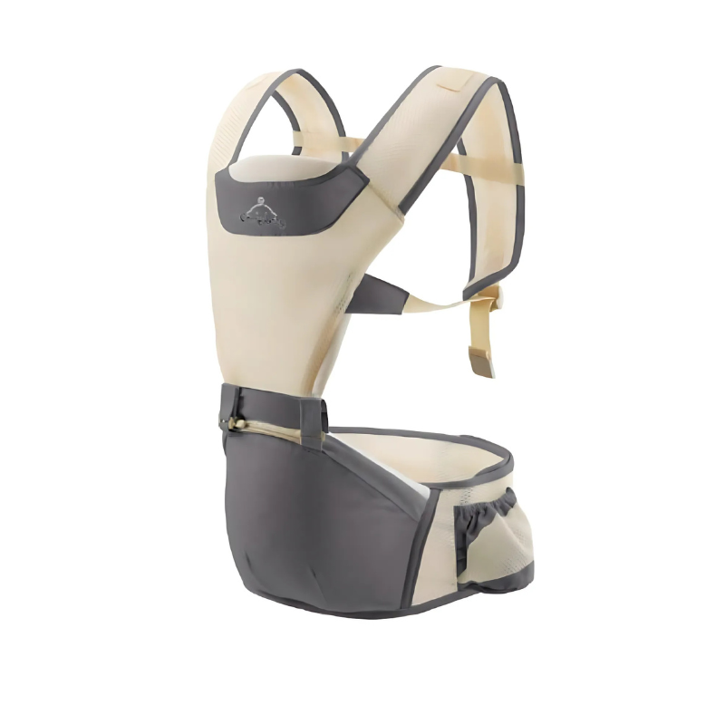 Địu Ngồi Trẻ Em Hipseat Siêu Thoáng Khí Comfybaby YD-906 - Màu Ghi