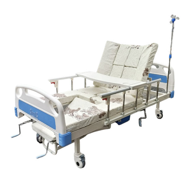 Giường Bệnh Nhân 3 Tay Quay Hạ Chân Lucass GB-C31 Hà Nội