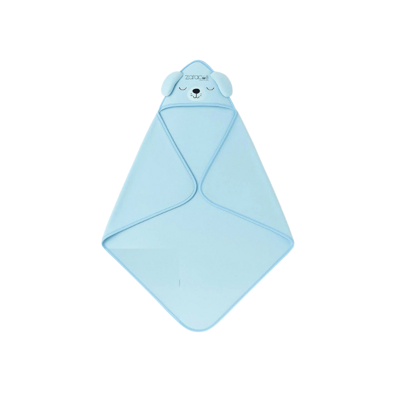 Khăn Choàng Vải Nhung San Hô Siêu Mềm Zaracos Gấu