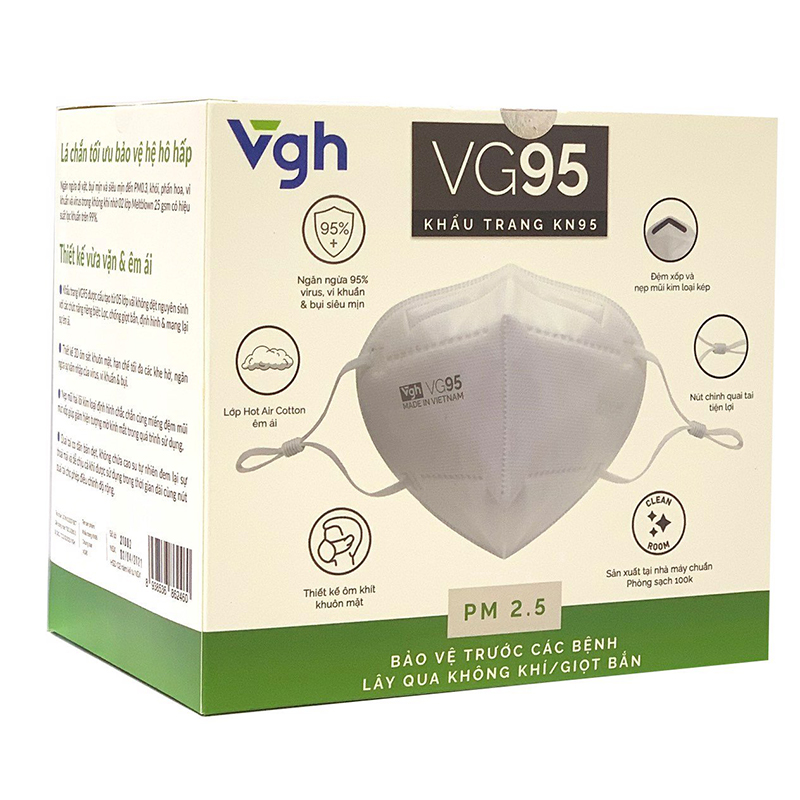 Khẩu trang VG95 (Hộp 30 cái)