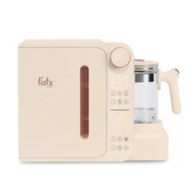 Máy Đa Năng Điện Tử (Tiệt Trùng UVC Led/ Sấy Khô/ Làm Sữa Chua/ Đun & Hâm Nước) Fatzbaby Multi-King 3 - FB9610RS