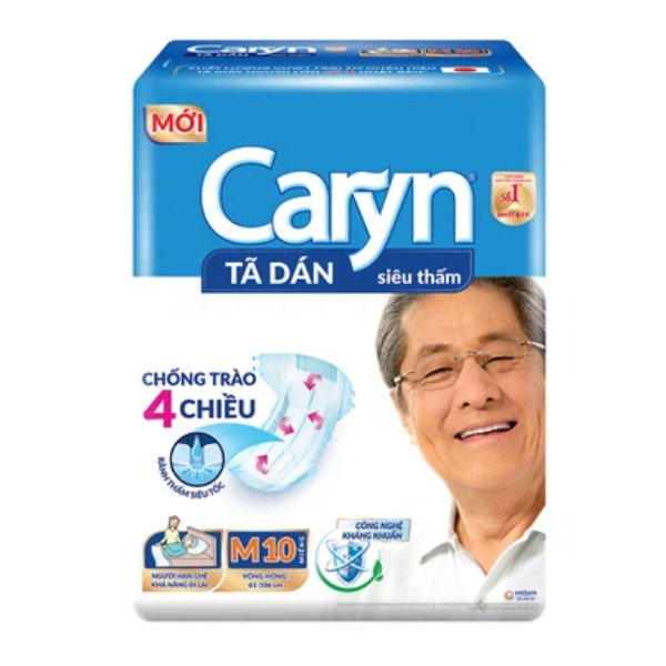 Tã Dán Người Lớn Caryn Size M 10 Miếng