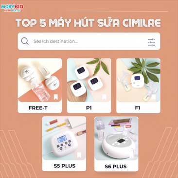 Top 5 máy hút sữa Cimilre chất lượng tốt được các mẹ khuyên dùng