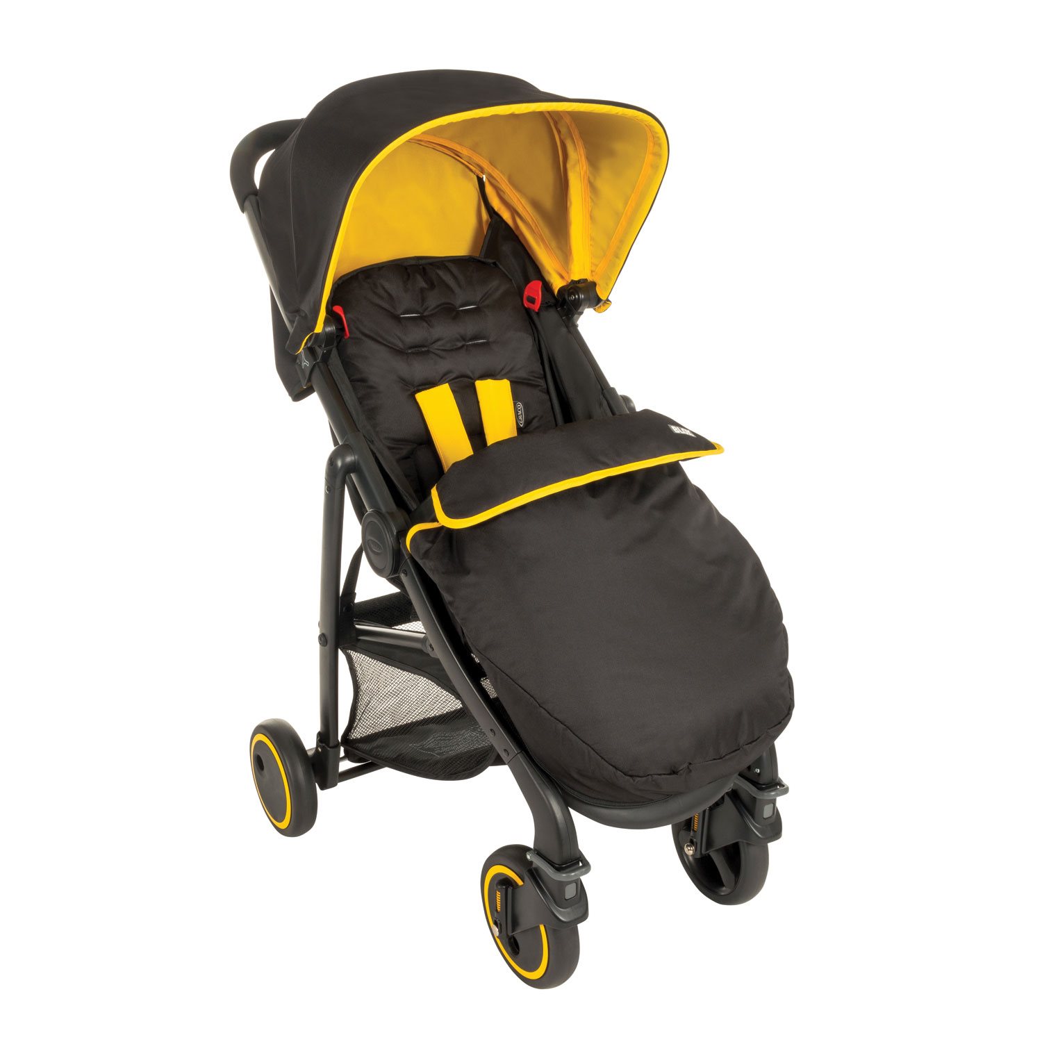 Xe Đẩy Trẻ Em Graco Blox Black Yellow