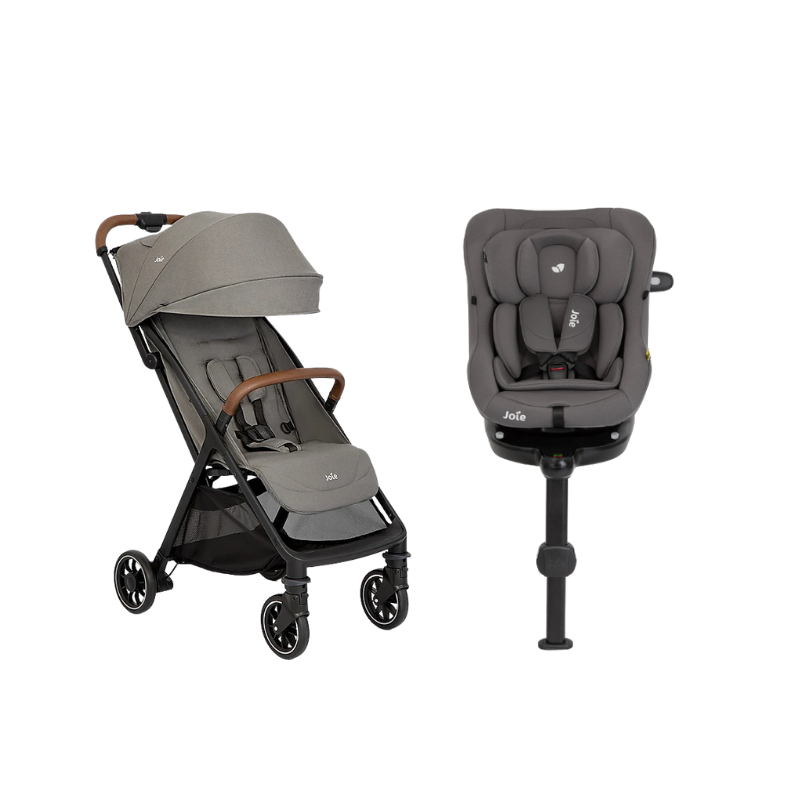 Xe Đẩy Trẻ Em Joie Pact Pro W/ RC & ADPT Pebble + Ghế Ngồi Ô Tô Trẻ Em Joie I-Pivot 360 Thunder