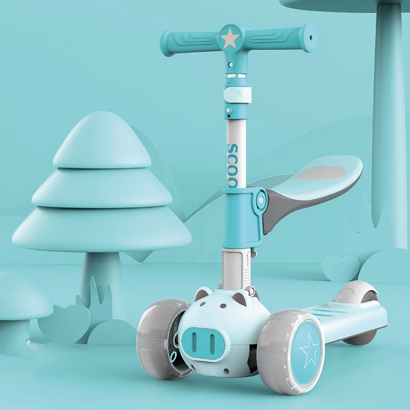 Xe trượt Scooter Heo Umoo UM-0277 (Màu xanh)