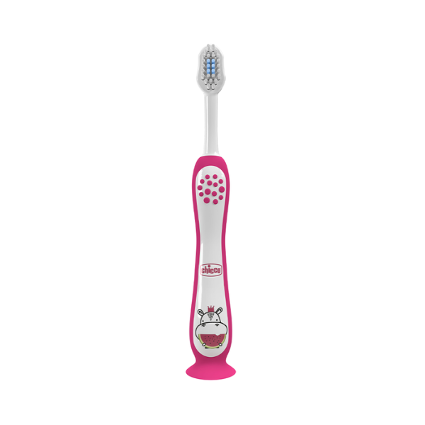 Bàn Chải Đánh Răng Hà Mã hồng Chicco 3-6Y