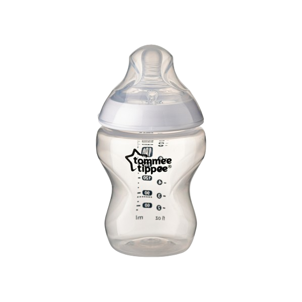 Bình Sữa Ty Siêu Mềm Tự Nhiên Tommee Tippee Closer To Nature 260ml, Núm Ty Đi Kèm 3-6 Tháng