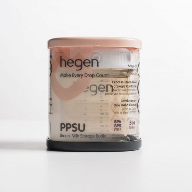 Bình trữ sữa Hegen PPSU 150ml nắp màu trắng