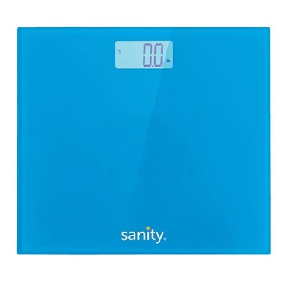 Cân sức khỏe điện tử Sanity S6400.ENG cho gia đình có bé nhỏ đo nhanh và chính xác - Màu Xanh