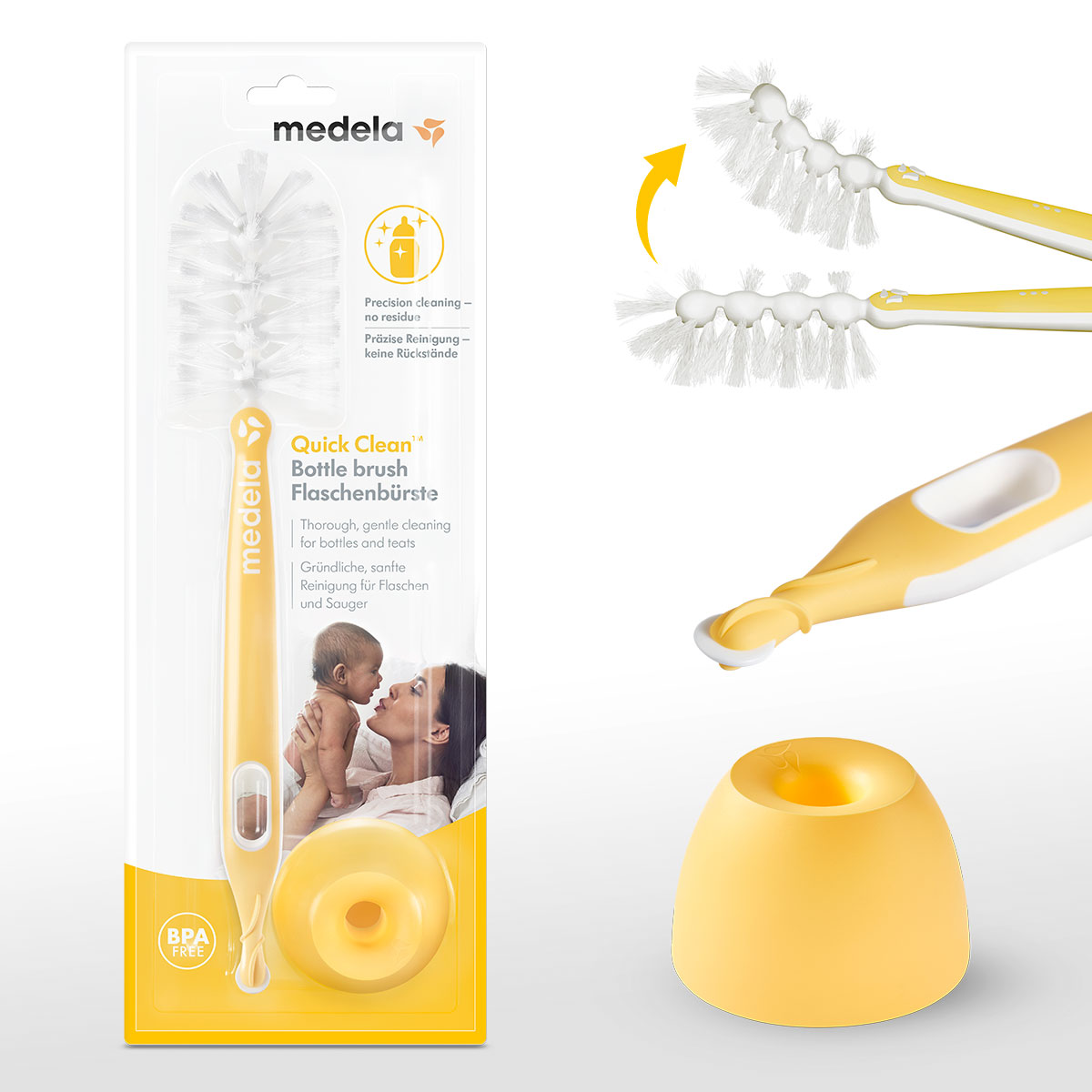 Chổi cọ bình sữa, núm vú Medela Quick Clean™