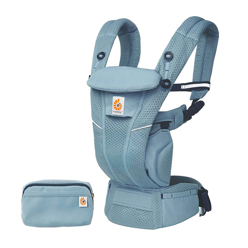 Địu cho bé Ergobaby Omni Breeze – Slate Blue