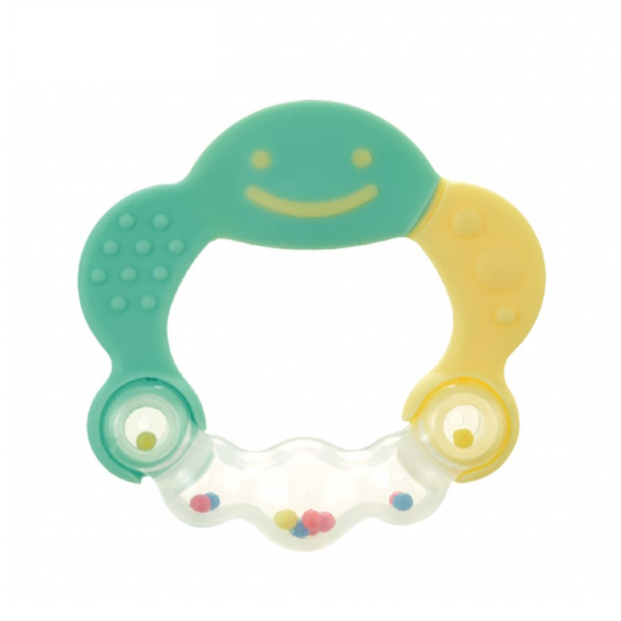 Gặm nướu xúc xắc tròn (màu xanh) Richell RC42317