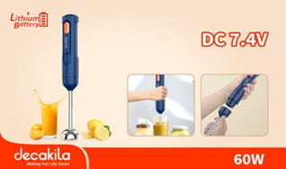 Máy Xay Cầm Tay Dùng Pin Decakila KMJB037L