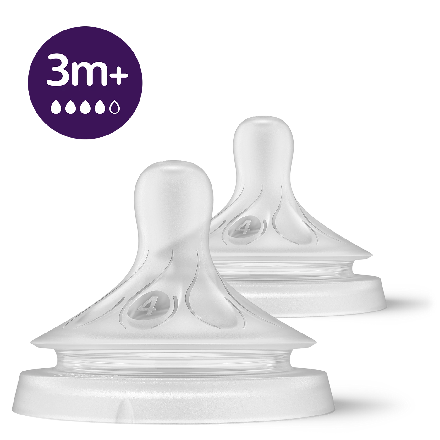 Núm Ty Mô Phỏng Tự Nhiên Philips Avent SCY964/02 (3m+)