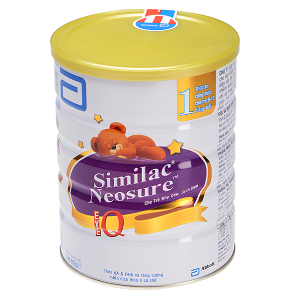 Sữa Similac Neosure Eye-Q 850g (0-12 tháng)