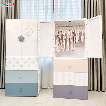 Bật mí 2 mẫu tủ nhựa đựng quần áo trẻ em được săn lùng nhiều nhất 2021