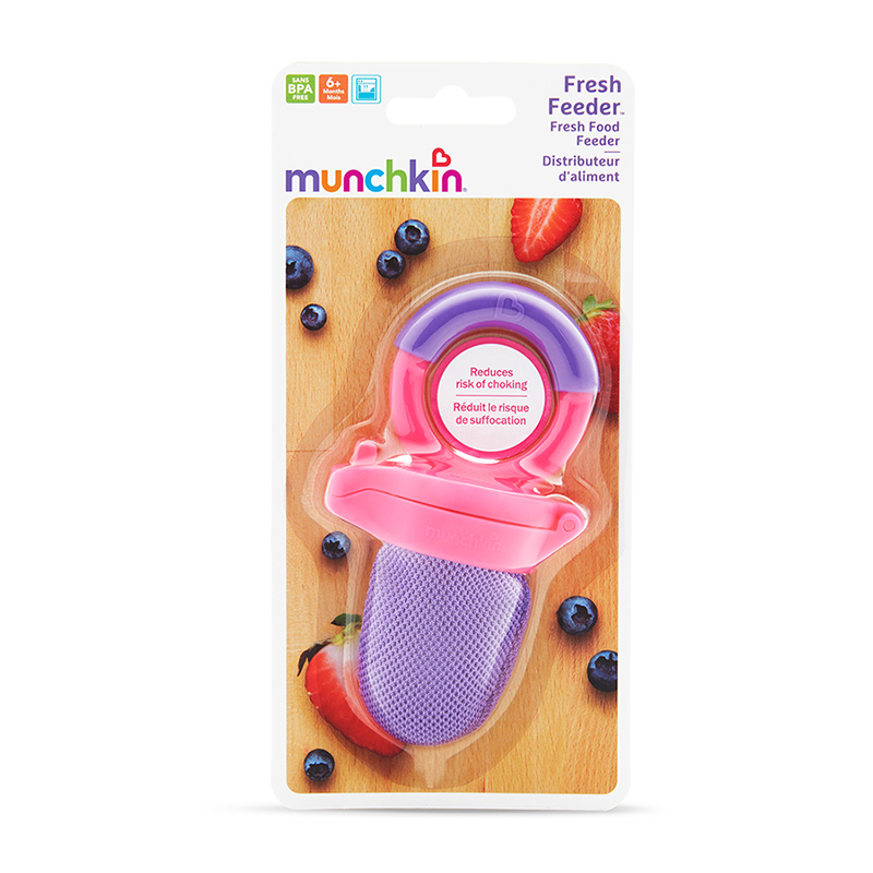Túi ăn chống hóc Munchkin màu tím