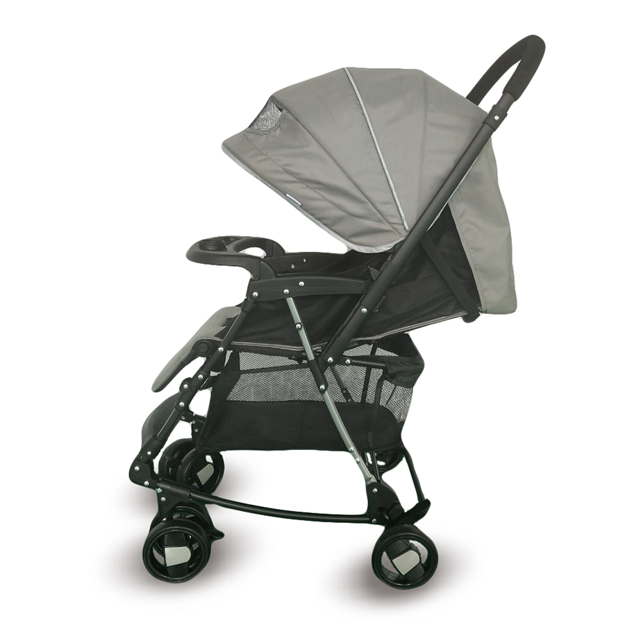 Xe đẩy 2 chiều có bập bênh Gluck C7 (màu xám)