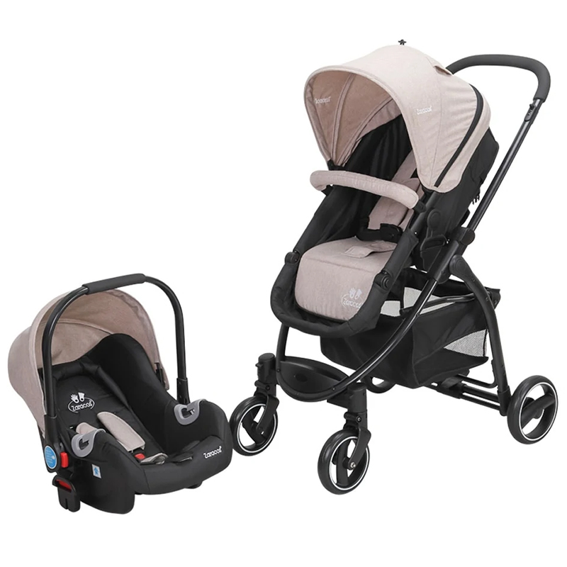 Xe đẩy & Ghế ngồi ô tô cho bé Zaracos Coron 4606 Beige