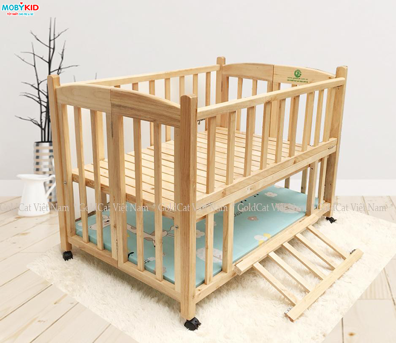 [Review] Cũi gỗ GoldCat có tốt không cho những mẹ đang tìm hiểu mua cũi cho bé