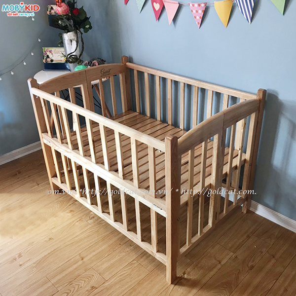 [Review] Cũi gỗ GoldCat có tốt không cho những mẹ đang tìm hiểu mua cũi cho bé