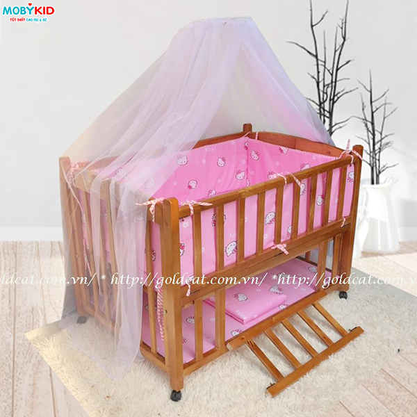 [Review] Cũi gỗ GoldCat có tốt không cho những mẹ đang tìm hiểu mua cũi cho bé