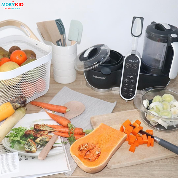 [Review] Máy xay hấp đa năng Babymoov Nutribaby Plus 5 in 1 dành cho các mẹ bỉm sữa