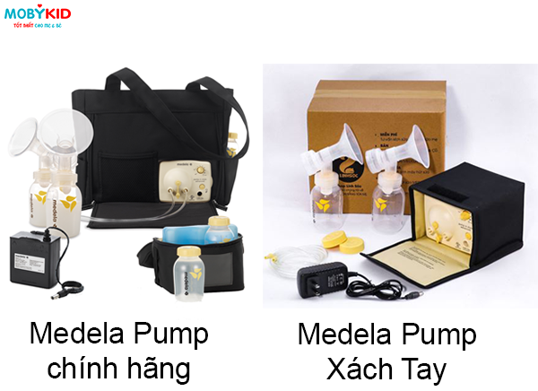 [Review] Phân biệt máy hút sữa Medela Pump chính hãng và Medela Pump xách tay rút gọn?