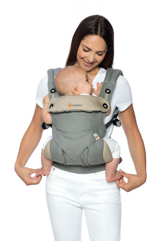 Địu cho bé Ergobaby 360 Cool Air Mesh – Chambray