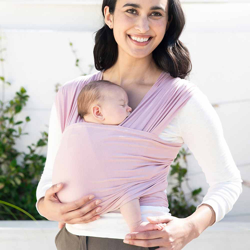 Địu cho bé Ergobaby Aura Baby Wrap – Blush Pink