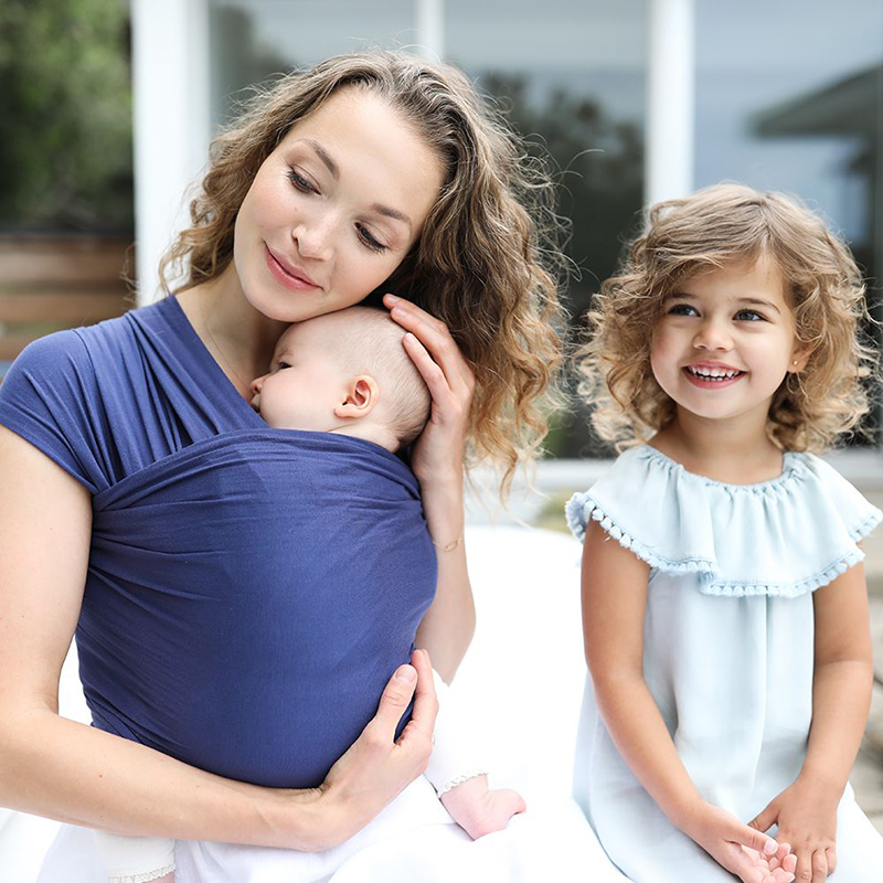 Địu cho bé Ergobaby Aura Baby Wrap - Indigo