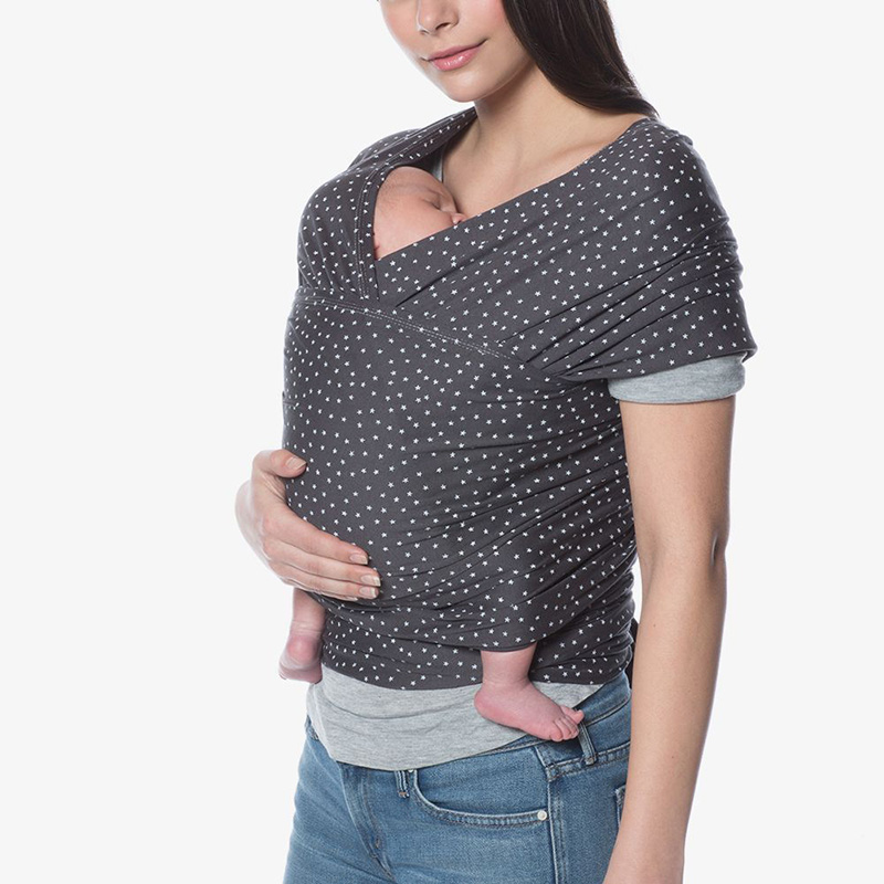 Địu cho bé Ergobaby Aura Baby Wrap - Twinkle Grey