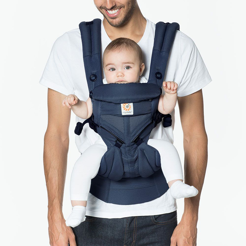 Địu cho bé Ergobaby Omni 360 Cool Air Mesh – Midnight Blue