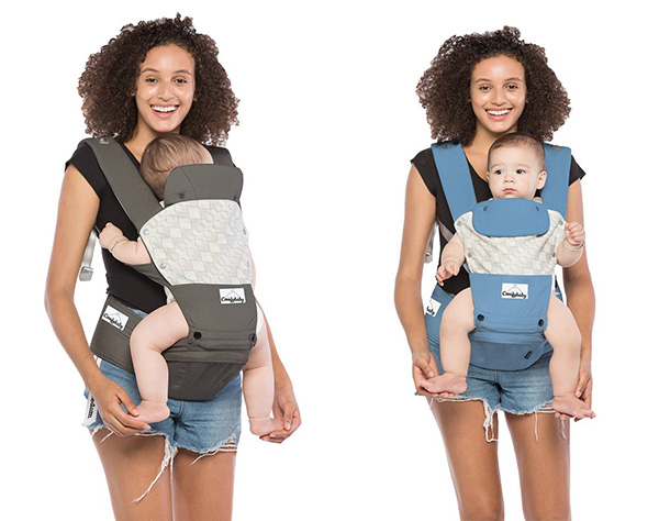 Địu ngồi cao cấp siêu mềm 4 tư thế Comfybaby HC003 - Màu Xanh