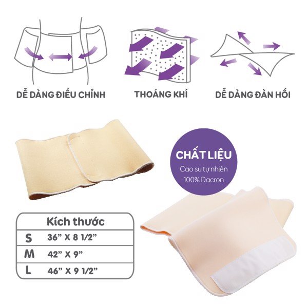 Đai nịt bụng cho mẹ bầu sau sinh Farlin BF-600