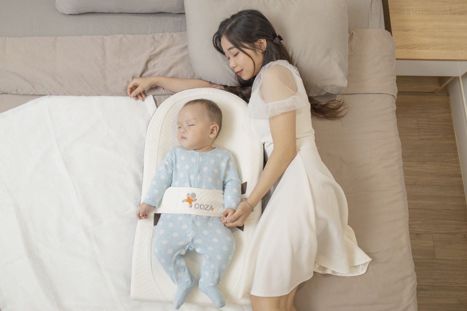 Đệm Nằm Cao Cấp Đa Chức Năng COZA BABY BED PREMIUM Hàn Quốc