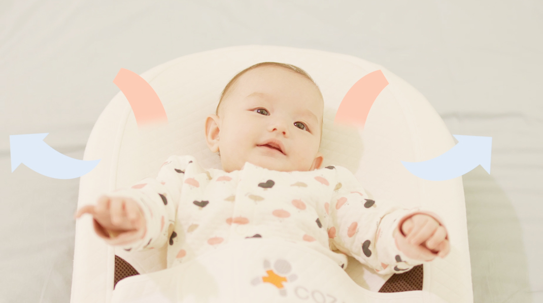 Đệm ngủ đúng tư thế và chống trào ngược Coza LITE - Màu Xanh Dương