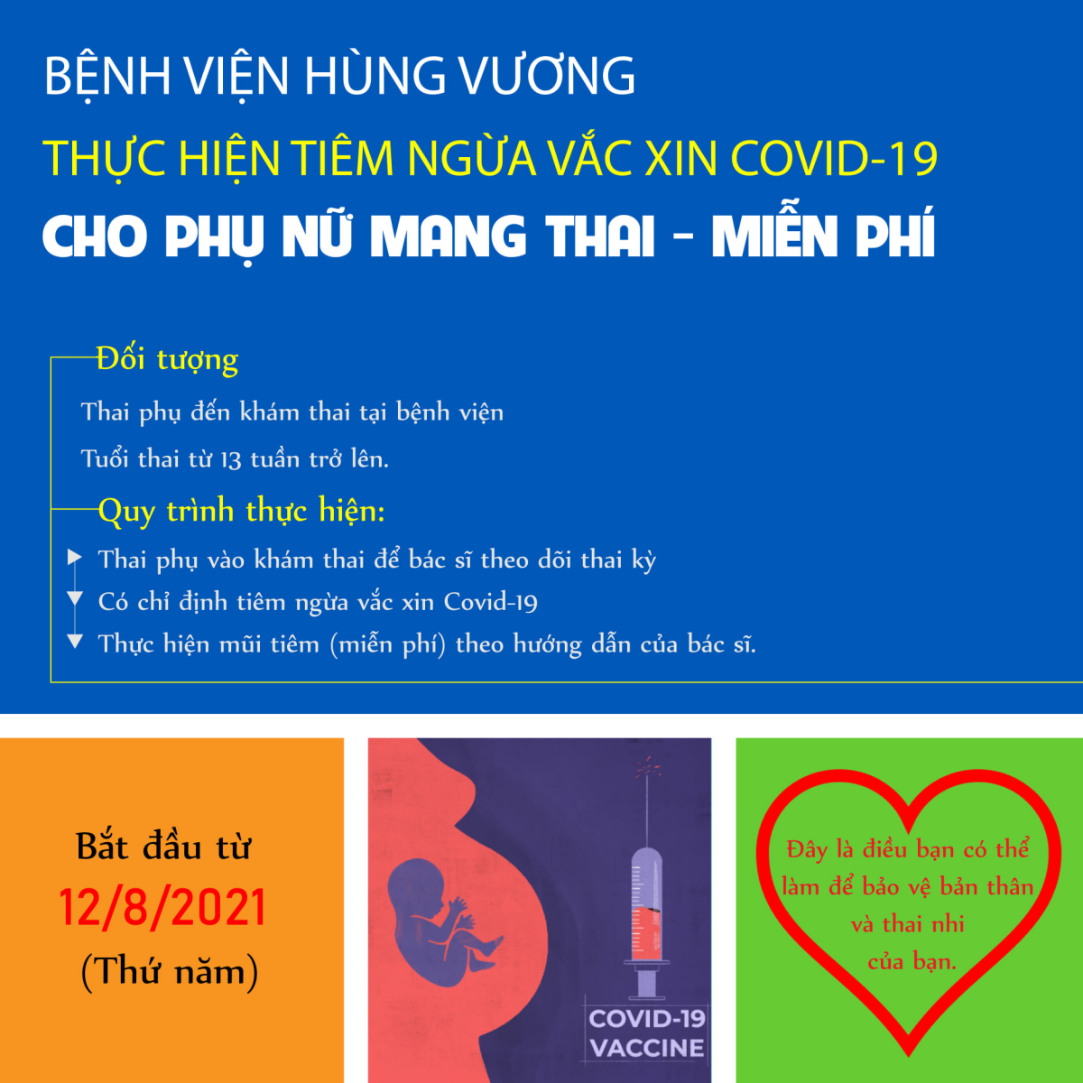 Địa chỉ tiêm Vacxin ngừa Covid-19 cho phụ nữ mang thai và cho con bú uy tín