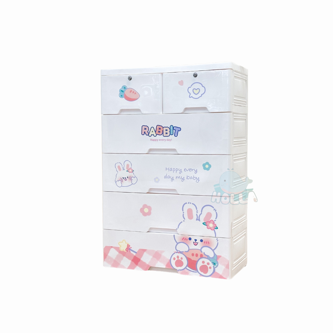 Tủ Nhựa Holla 5 Ngăn Kéo Khinh Khí Cầu