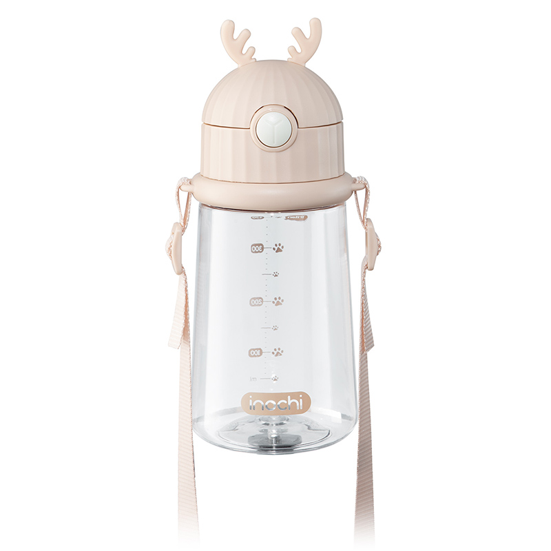 Bình nước Inochi Goki Rudy 450ml màu hồng