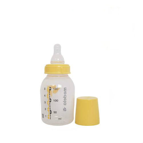 Bình sữa 150ml núm S (150ml, Trắng)