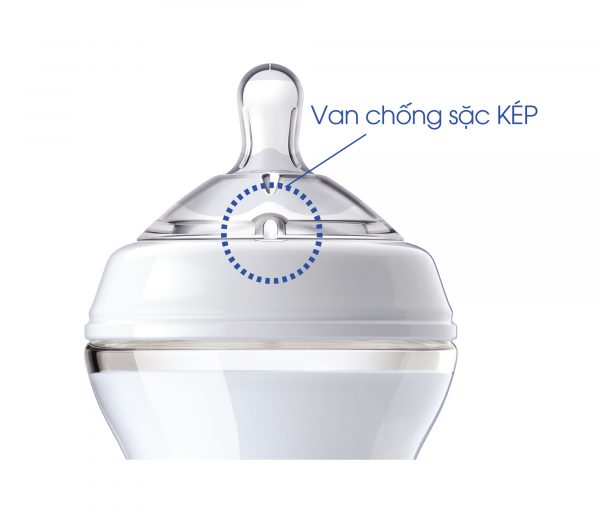 Bình sữa núm nghiêng Pisa Natural Feeling 2M+ Chicco 250ml