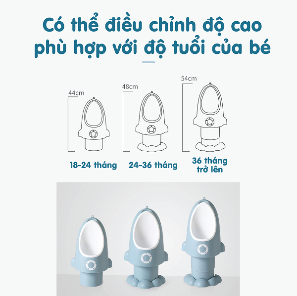 Bô tè bé trai Holla hình tên lửa màu xanh