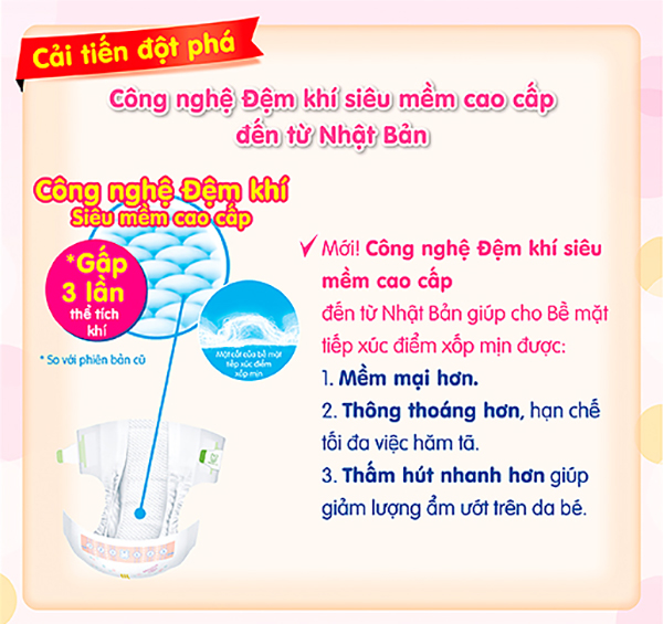 Bỉm - Tã dán Merries size L - 54 miếng (cho bé 9 - 14kg)