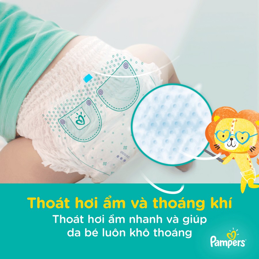 Bỉm - Tã quần Pampers tiết kiệm size L 36 miếng (Bé 9-14kg)