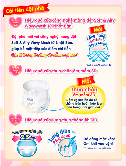 Bỉm - tã quần Merries Size XXL - 26 Miếng